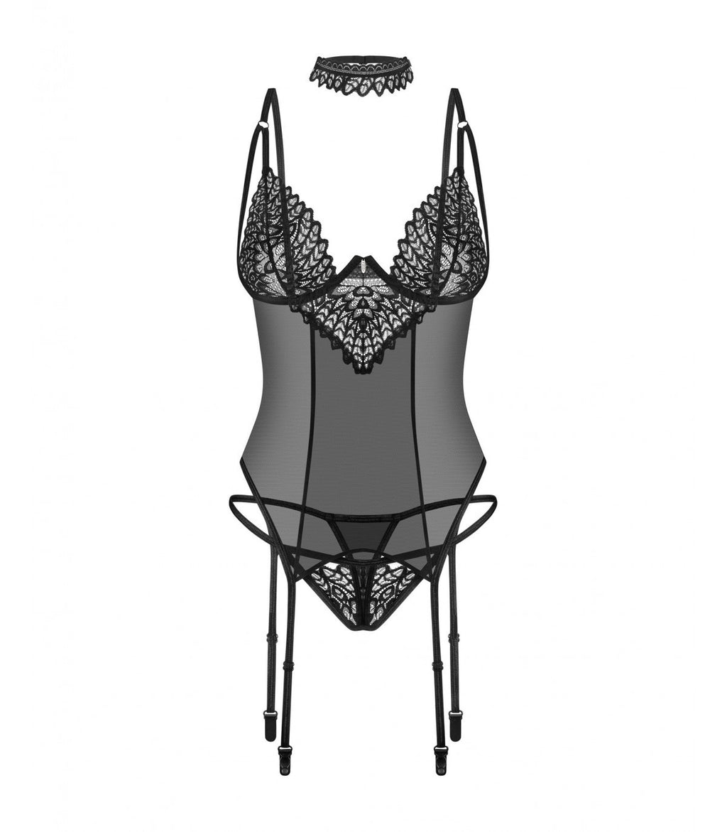 DONARELLA CORSET & THONG XL/2XL