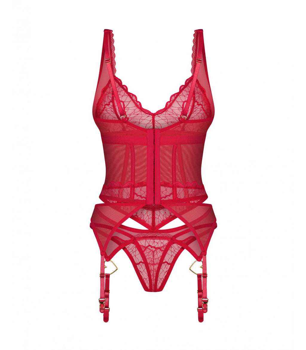 CORSETTO E PERIZOMA CUPIDE DESIR S/M