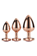 SET DI SPILLE GLEAMING LOVE IN ORO ROSA